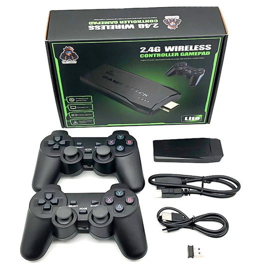 GameStick Retro 90s – 20.000 Juegos + 2 Controles Inalámbricos