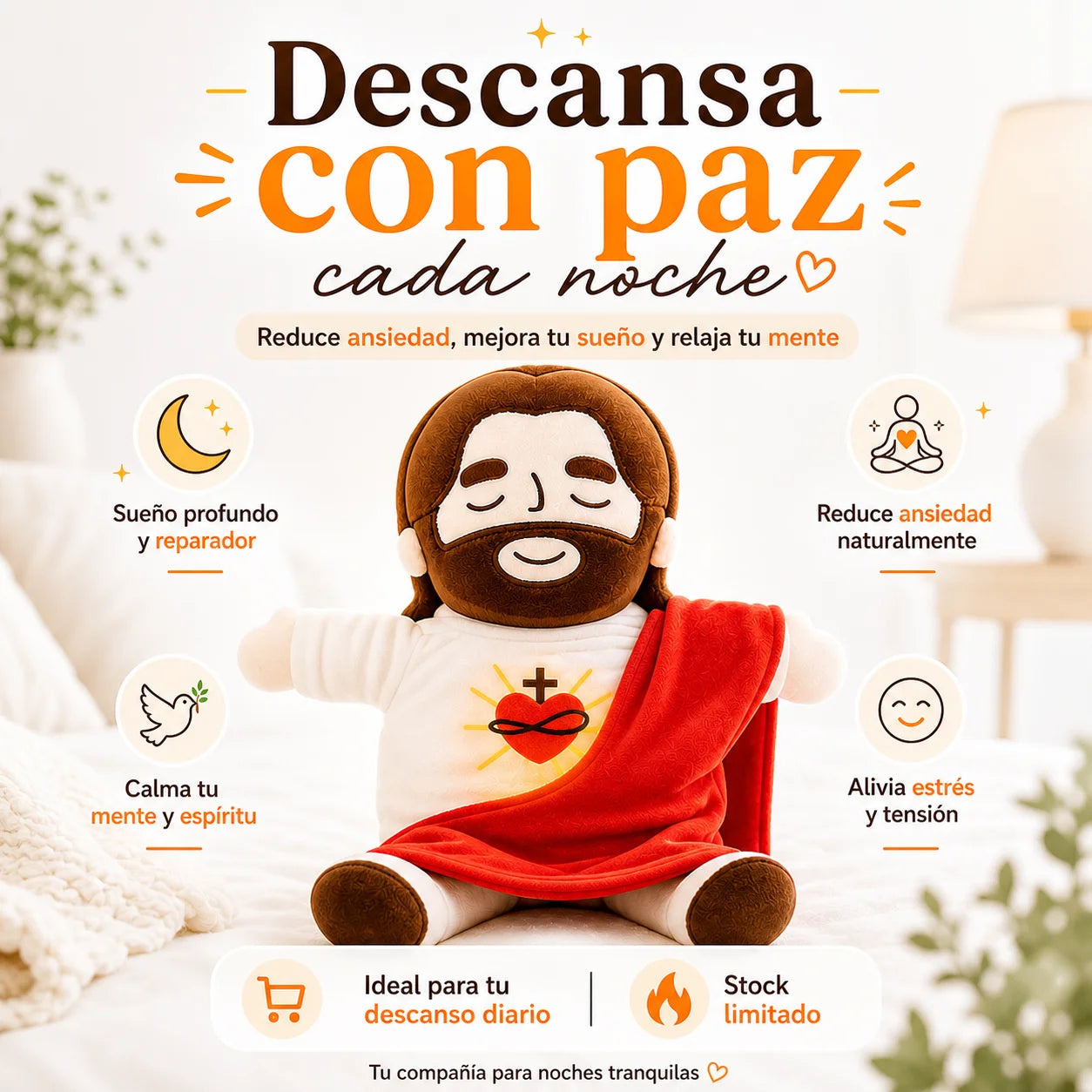 Peluche mi Jesús de Paz