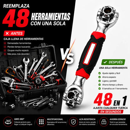 Llave Universal Multifunción 48 en 1